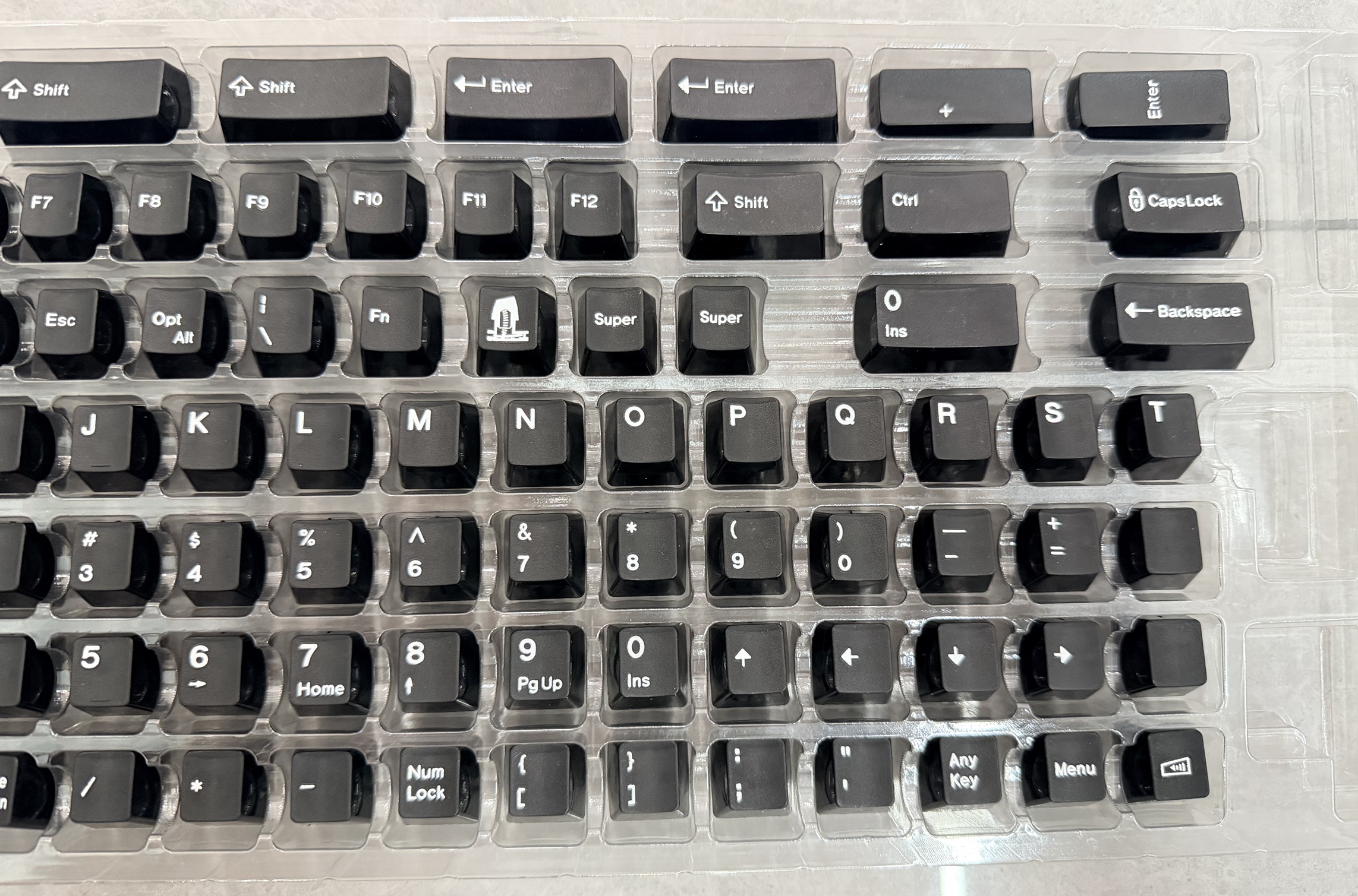 Pad Printed White Text Model F Key Set - Image 3