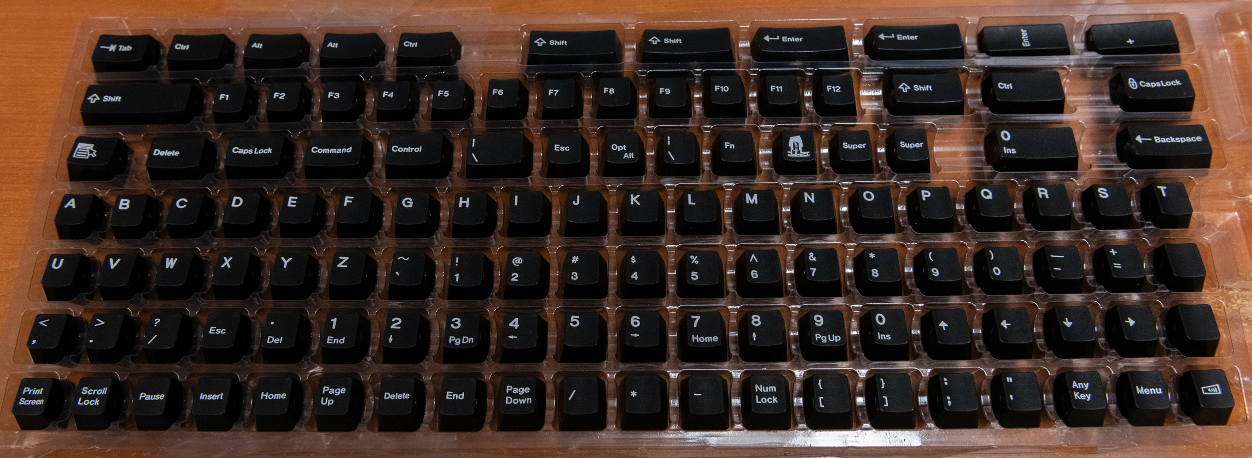 Pad Printed White Text Model F Key Set - Image 7
